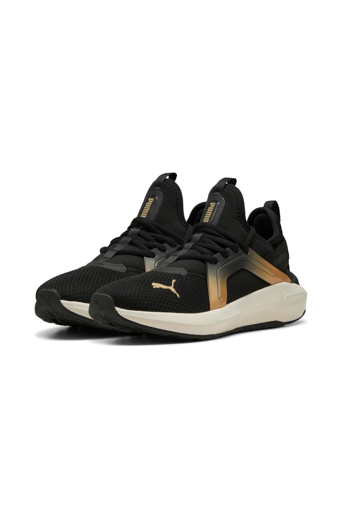 Puma Softride Enzo 5 Metallic Wn Siyah Altın Kadın Spor Ayakkabı 310473-01 v1