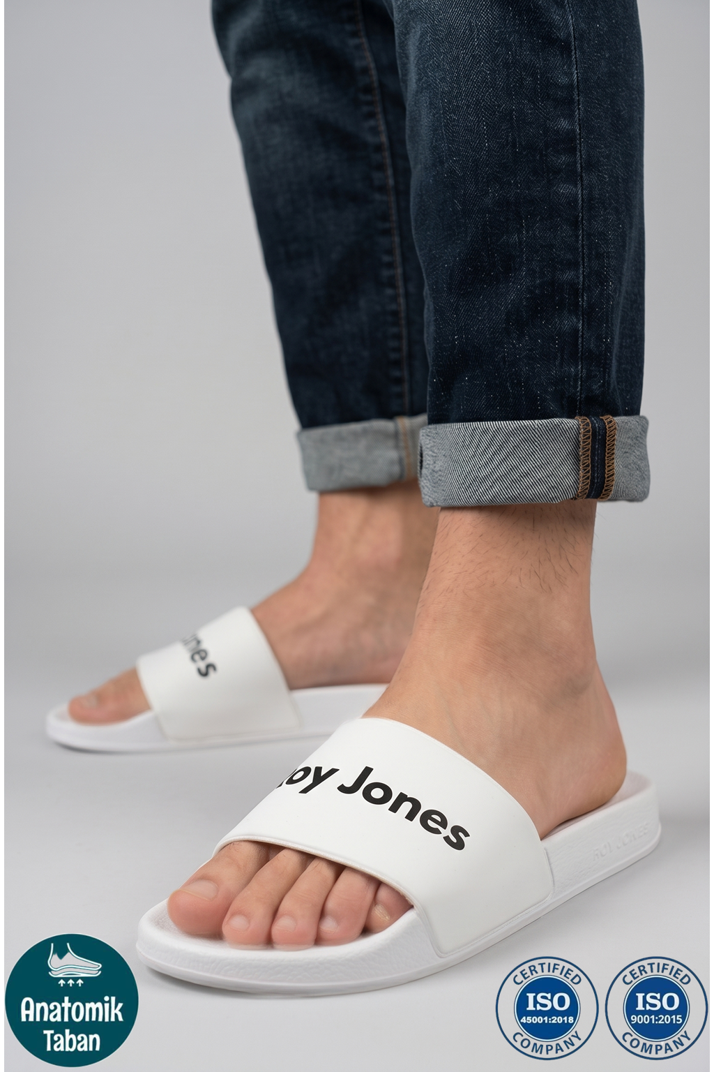 Roy Jones Summery Slide Erkek Beyaz Günlük Terlik 8100