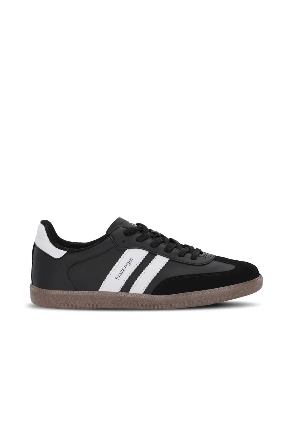 Slazenger INDIA Unisex Siyah Beyaz Sneaker Günlük Spor Ayakkabı