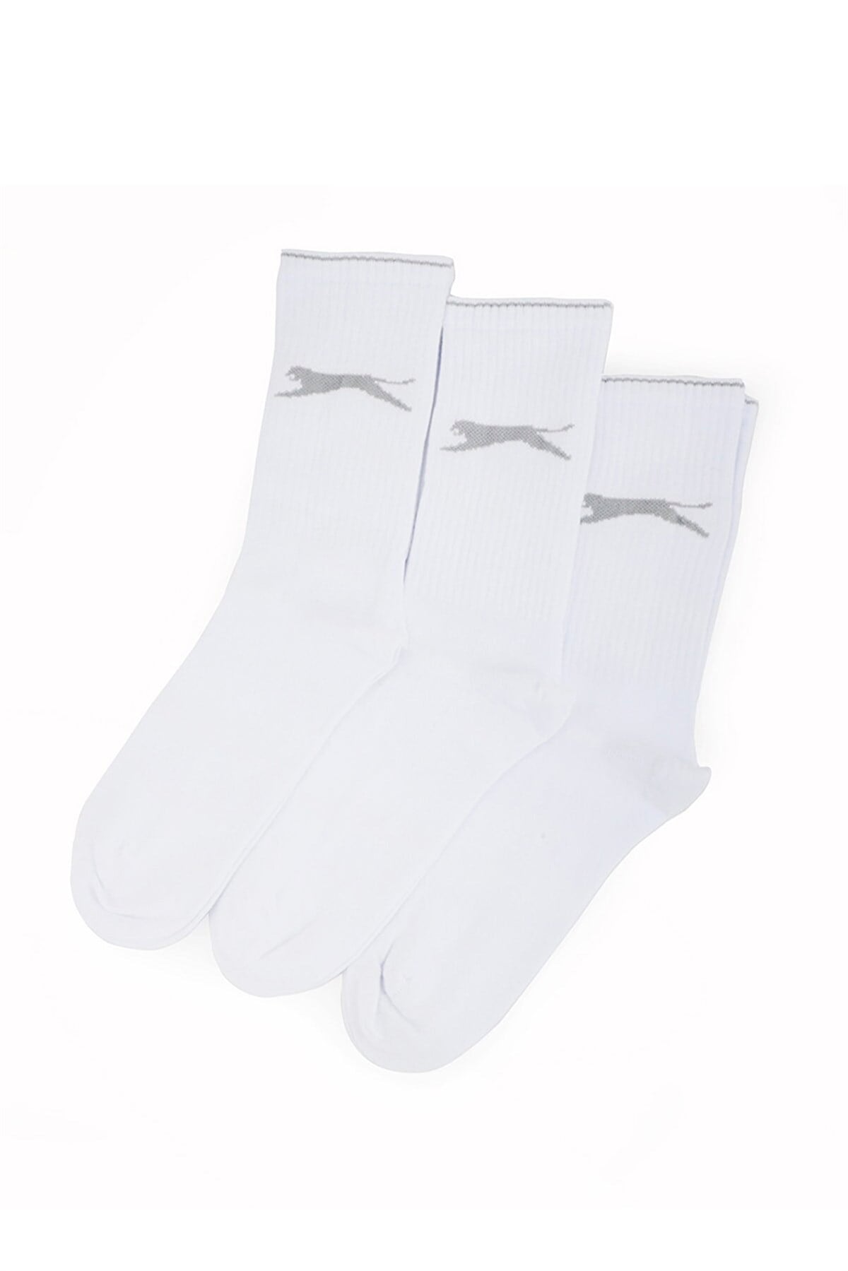Slazenger Jago Erkek Spor Çorap 40-44 Beyaz 3 lü Paket