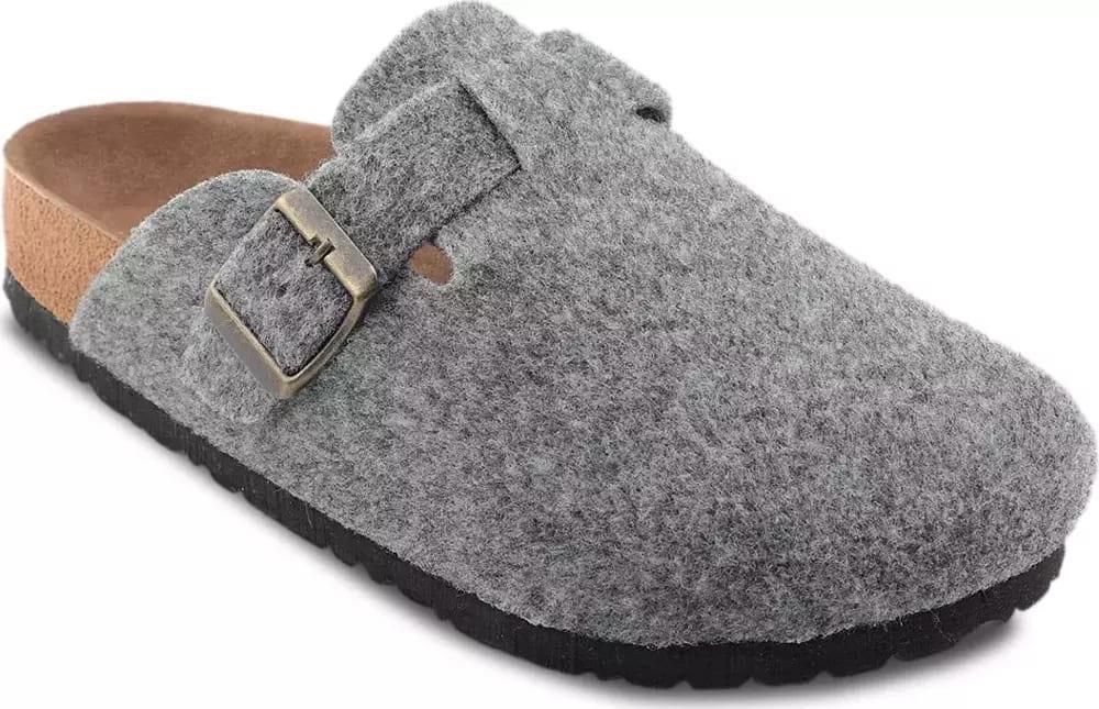 Slazenger Leo In Erkek Gri Keçe Ev Terlik