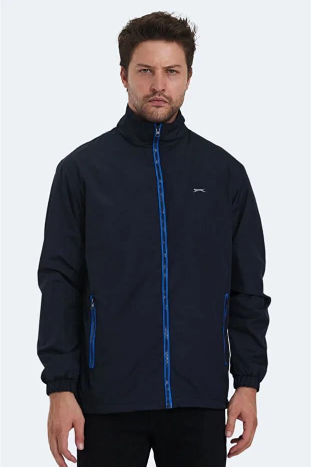 Slazenger RAREN Yağmurluk Rüzgarlık Erkek Mont Lacivert