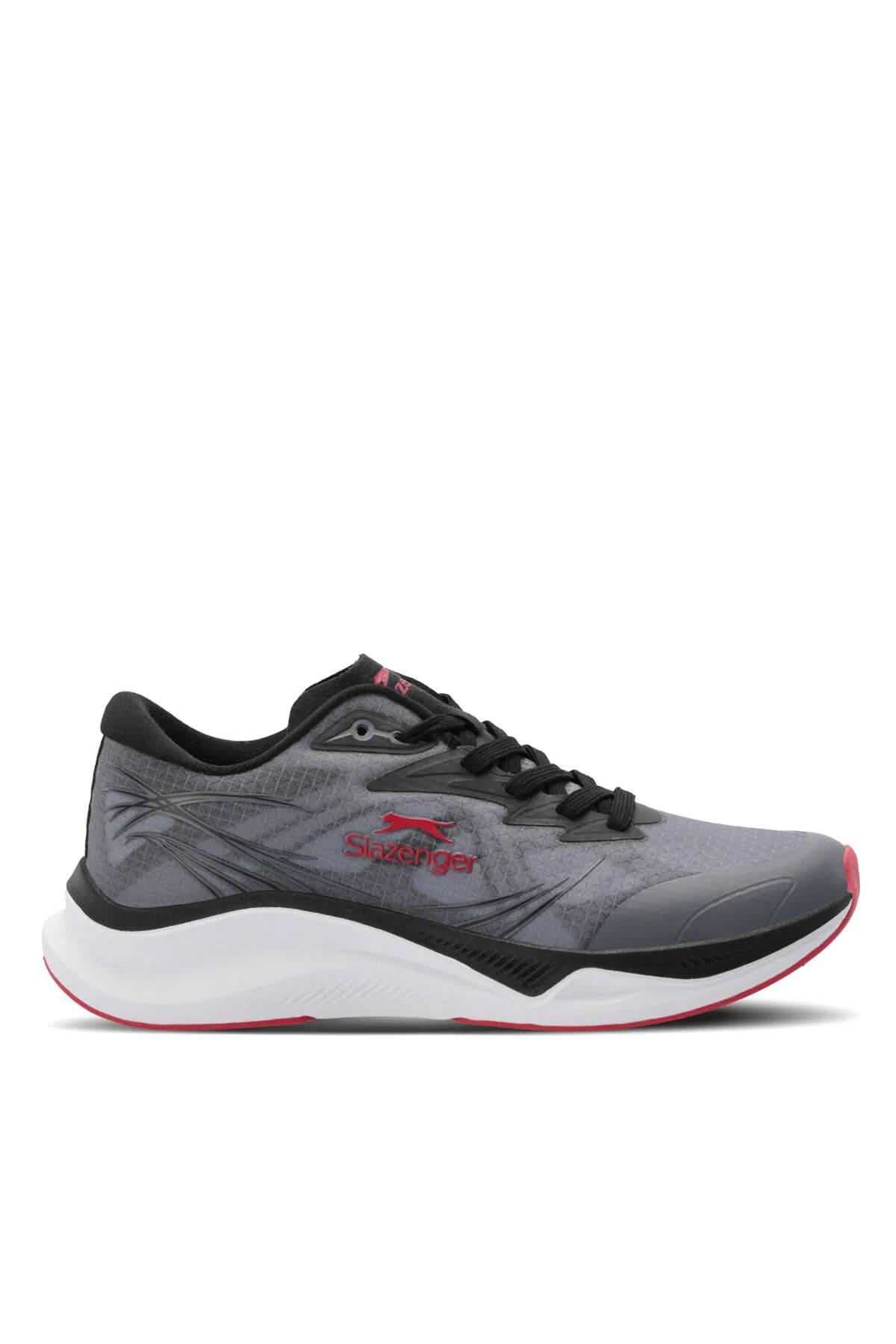 Slazenger Wilson Premium Seri İthl Koyu Gri Siyah Sneaker Günlük Spor Ayakkabı v1