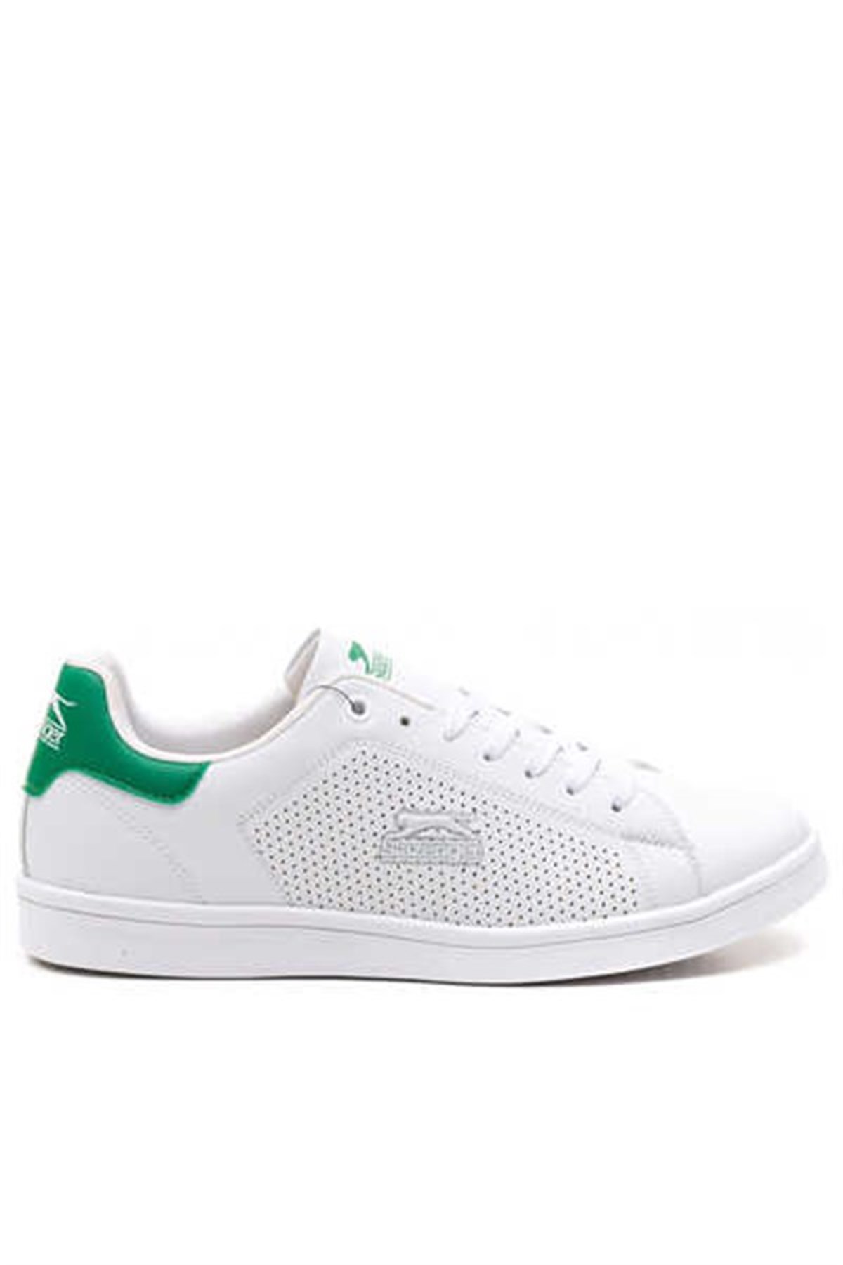 Slazenger Zebra Erkek Spor Ayakkabı Beyaz Yeşil v1