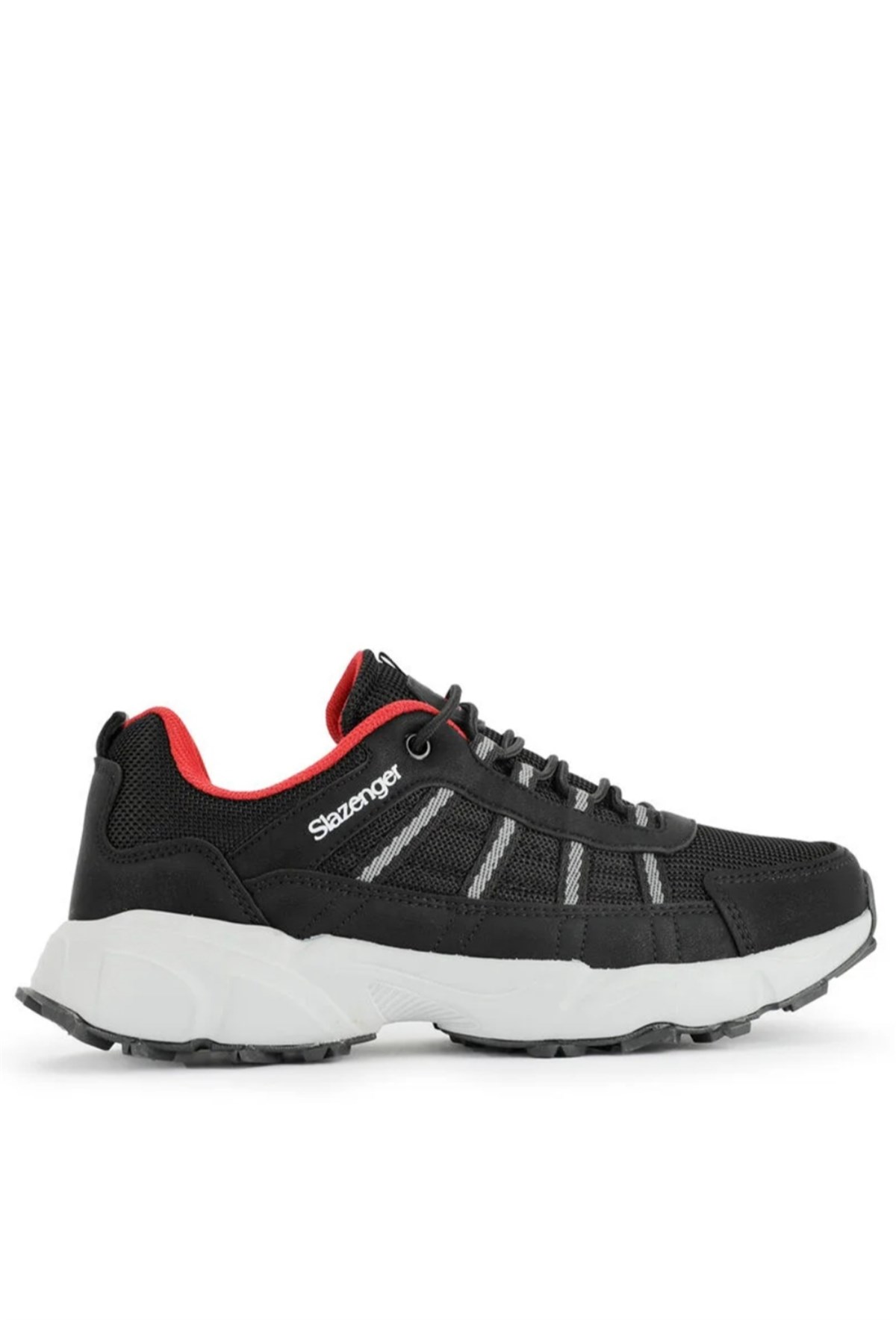 Slazenger Zigor Outdoor Erkek Günlük Spor Ayakkabı Siyah Kırmızı