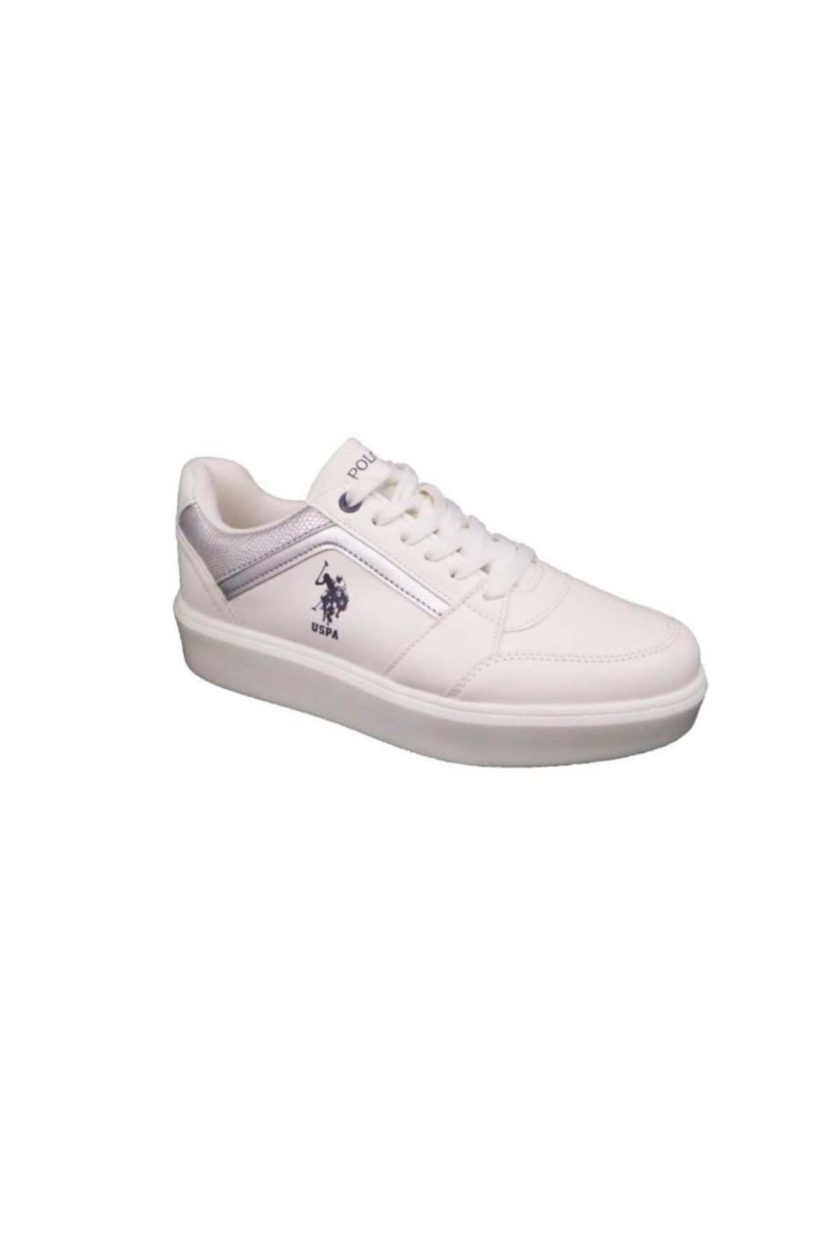 U.S Polo Assn. Dazzle Beyaz Gümüş Kadın Sneaker v2