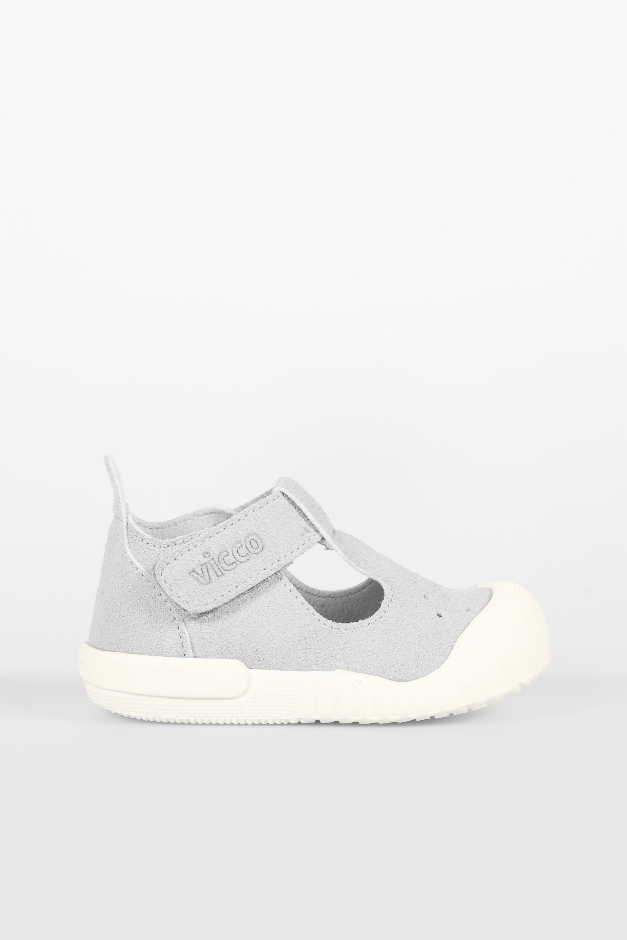 Vicco 950.E25Y.224-12 Loro II Cırtlı Gri Bebek Günlük İlk Adım Ayakkabı v1