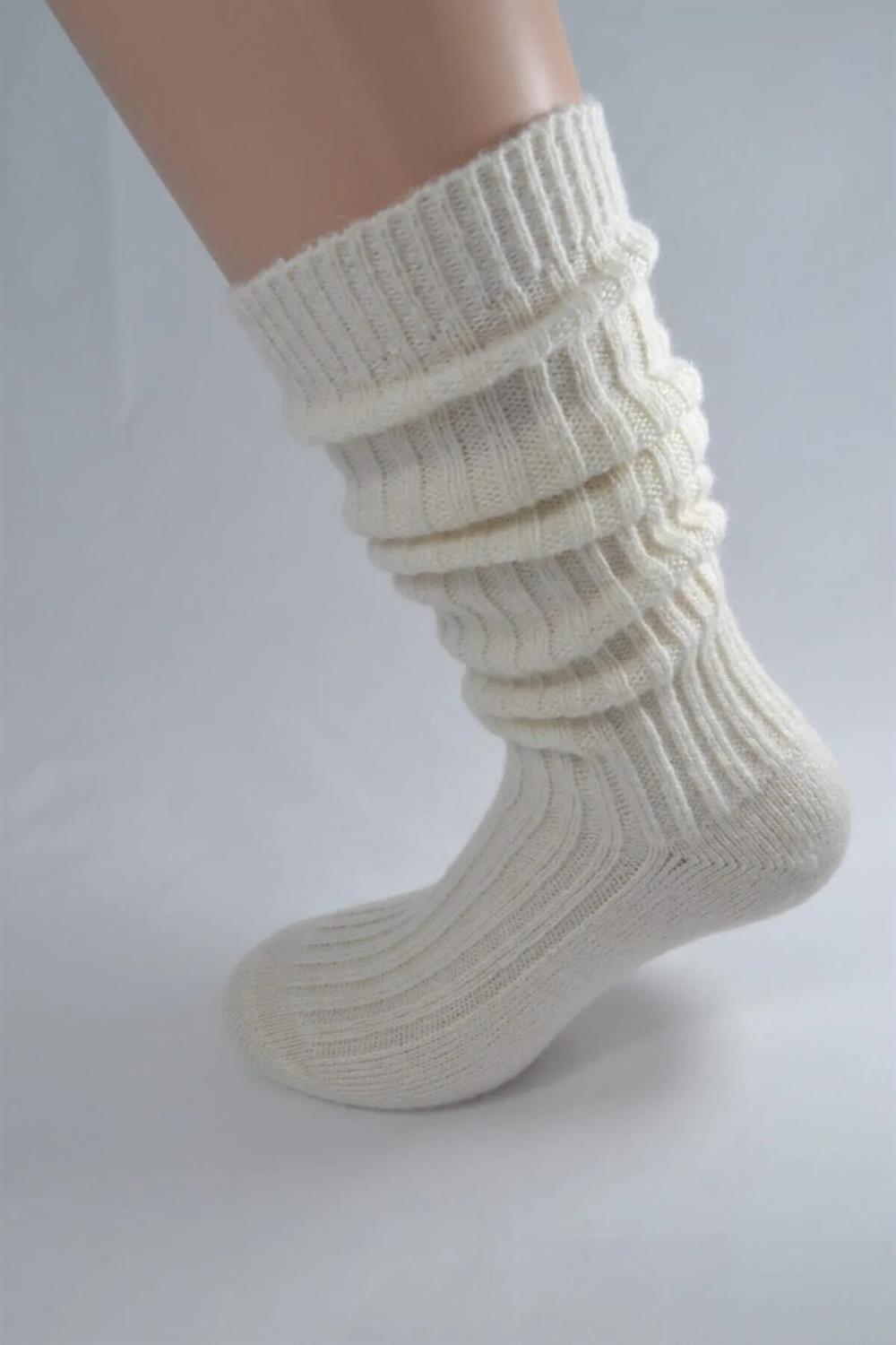 47820 Dewberry Wool Boot Socks-KREM