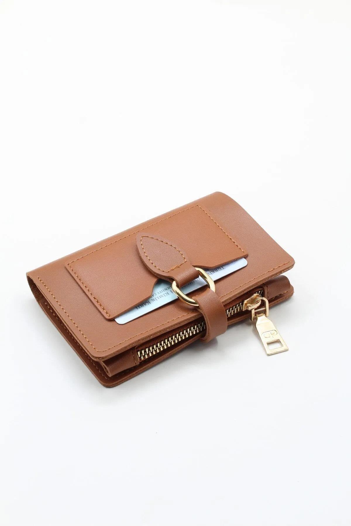59700 Dewberry Ladies Wallet with Buckle-KAHVE