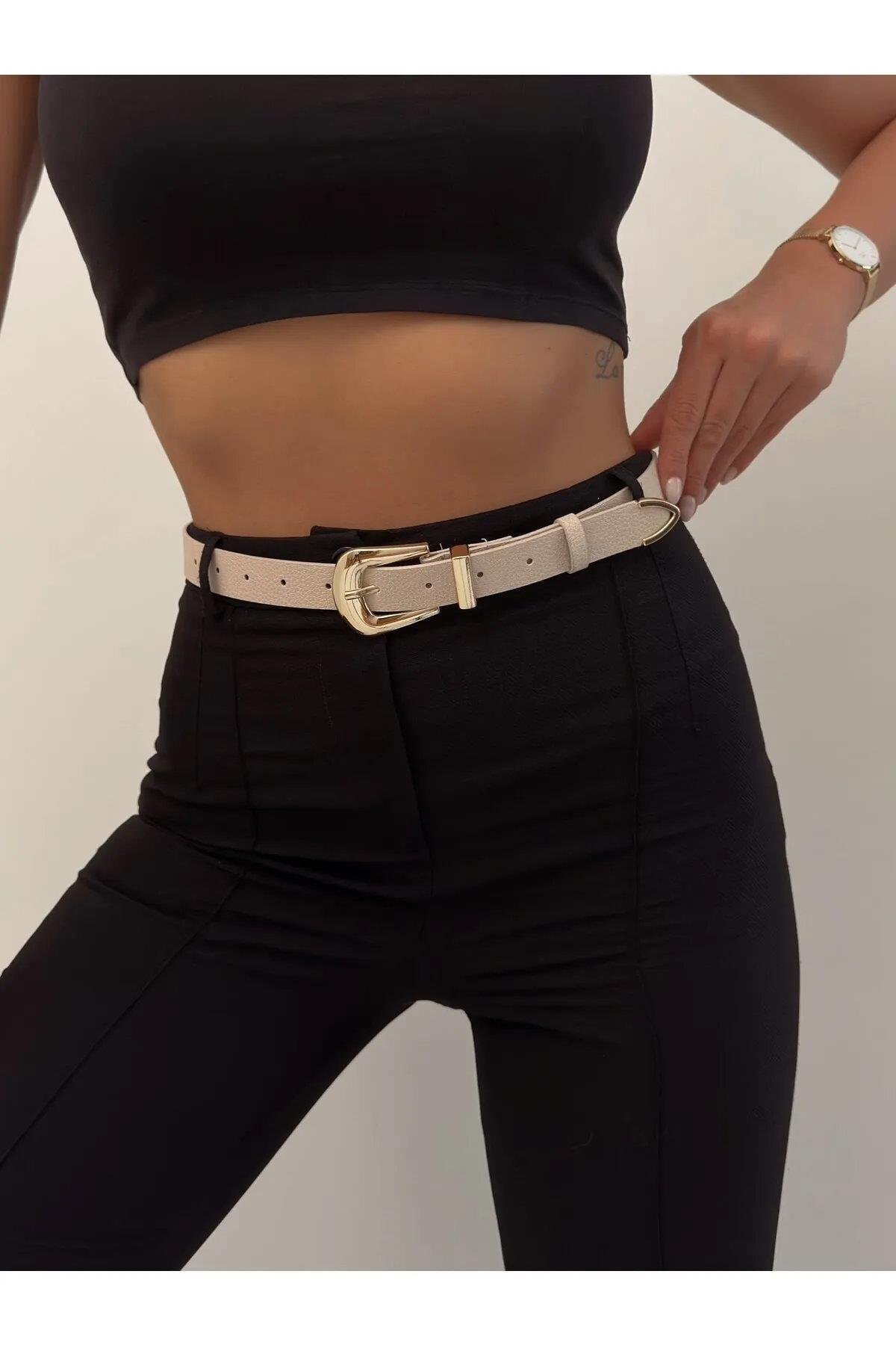 64824 Dewberry Womens Trouser Belt-BEJ
