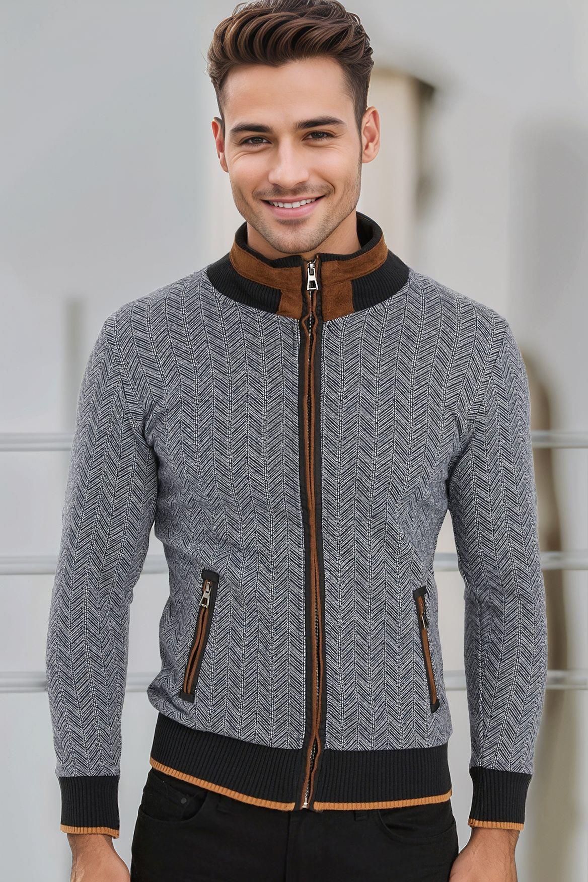 9021 DEWBERRY ERKEK SWEATSHIRT-BALIKSIRTI LACİVERT