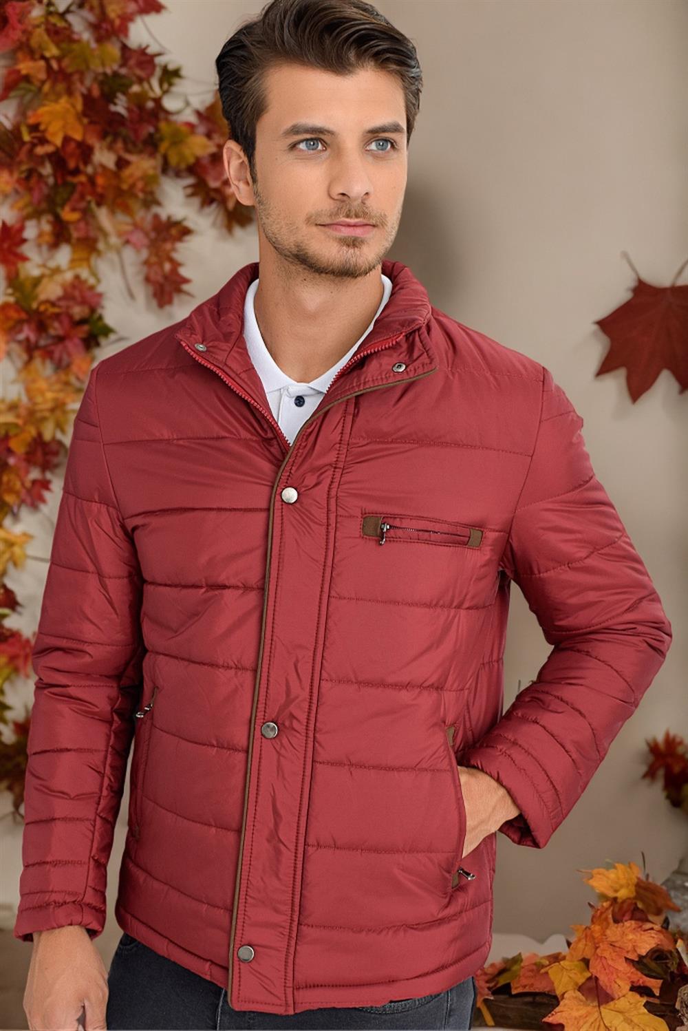 M8625 DEWBERRY ERKEK MONT-DÜZ BORDO