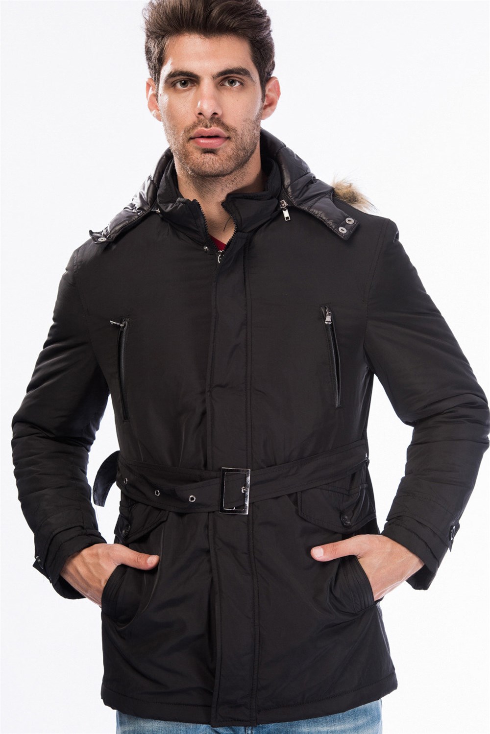 M8633 DEWBERRY ERKEK MONT-SİYAH
