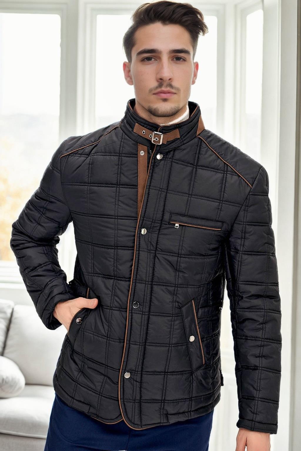 M9640 DEWBERRY ERKEK MONT-SİYAH