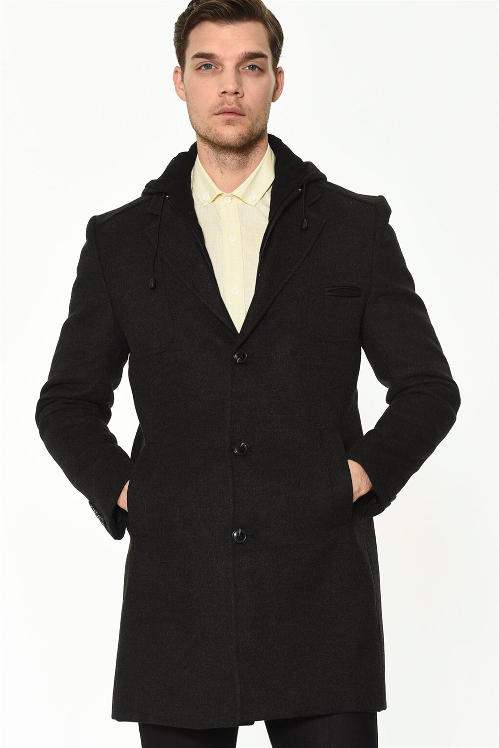 PLT8371 DEWBRRY ERKEK PALTO-ANTRASİT
