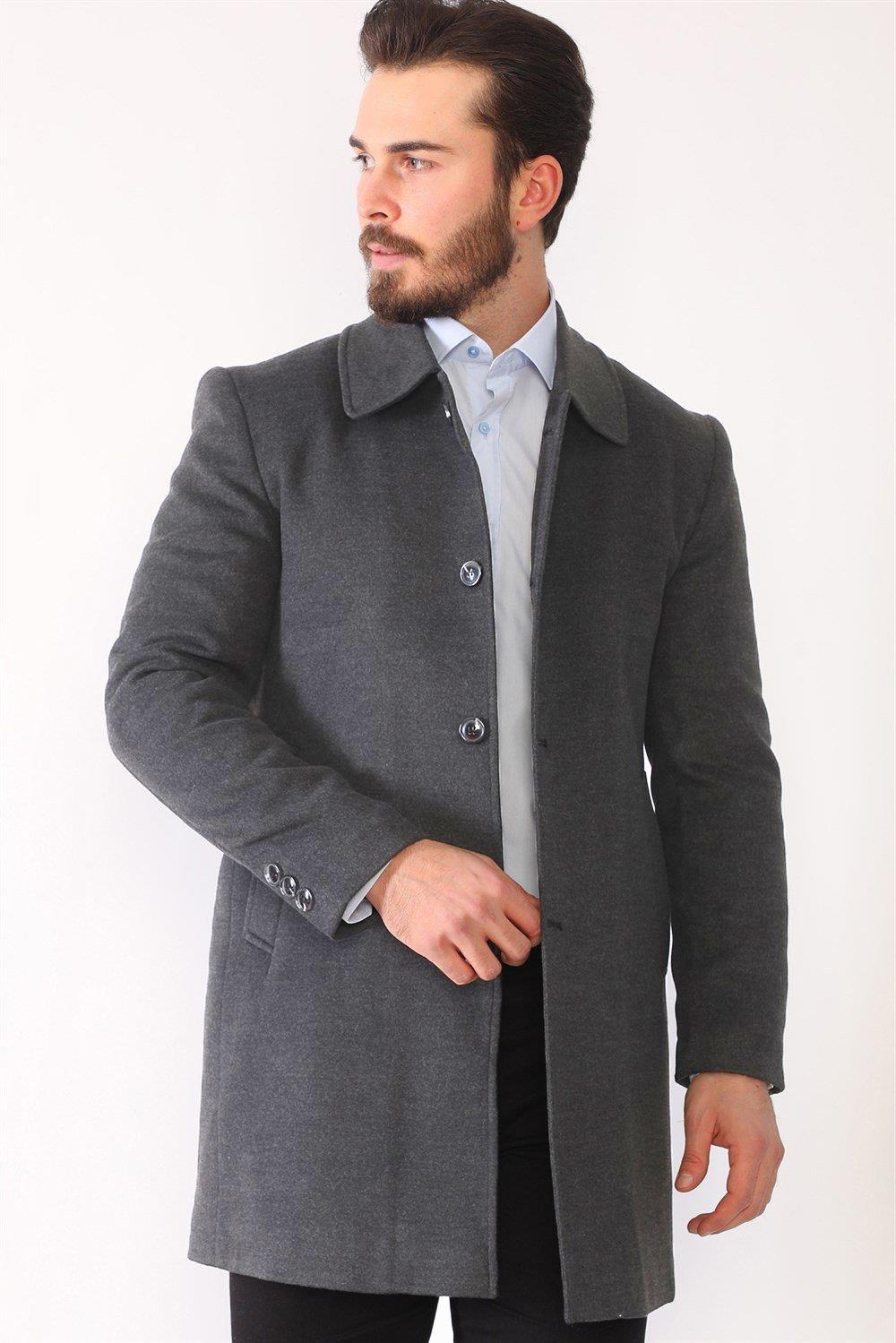 PLT9364 DEWBERRY ERKEK PALTO-FÜME