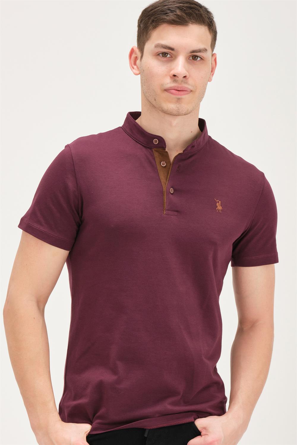 T8560 DEWBERRY T-SHIRT-AÇIK MOR