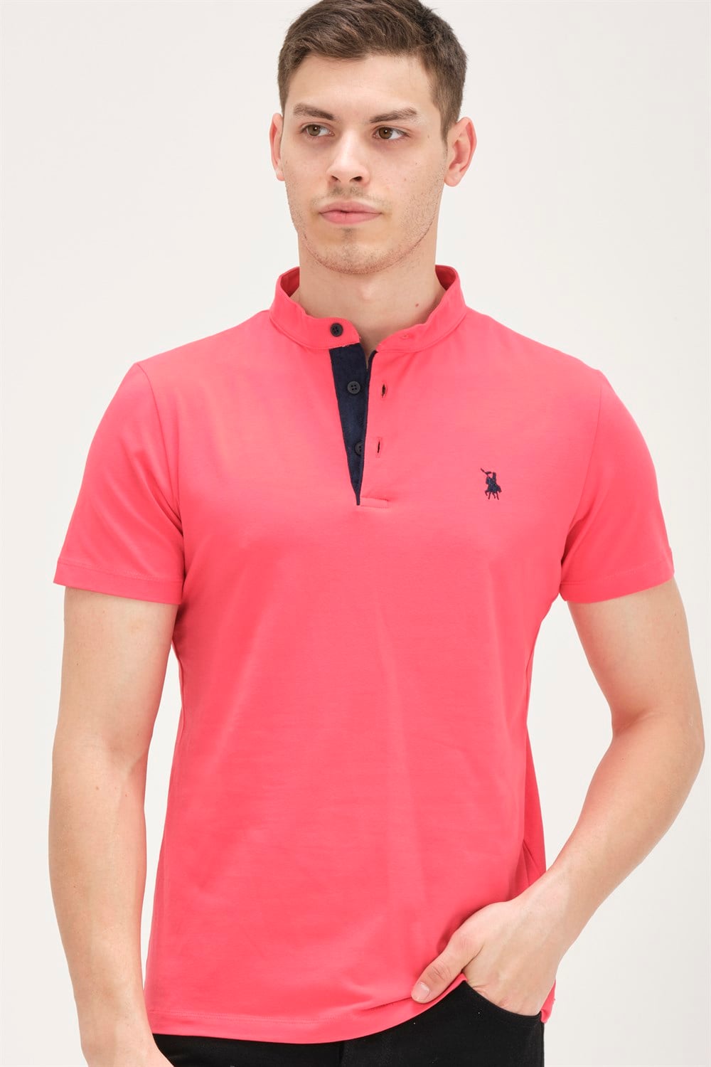 T8560 DEWBERRY T-SHIRT-FUŞYA