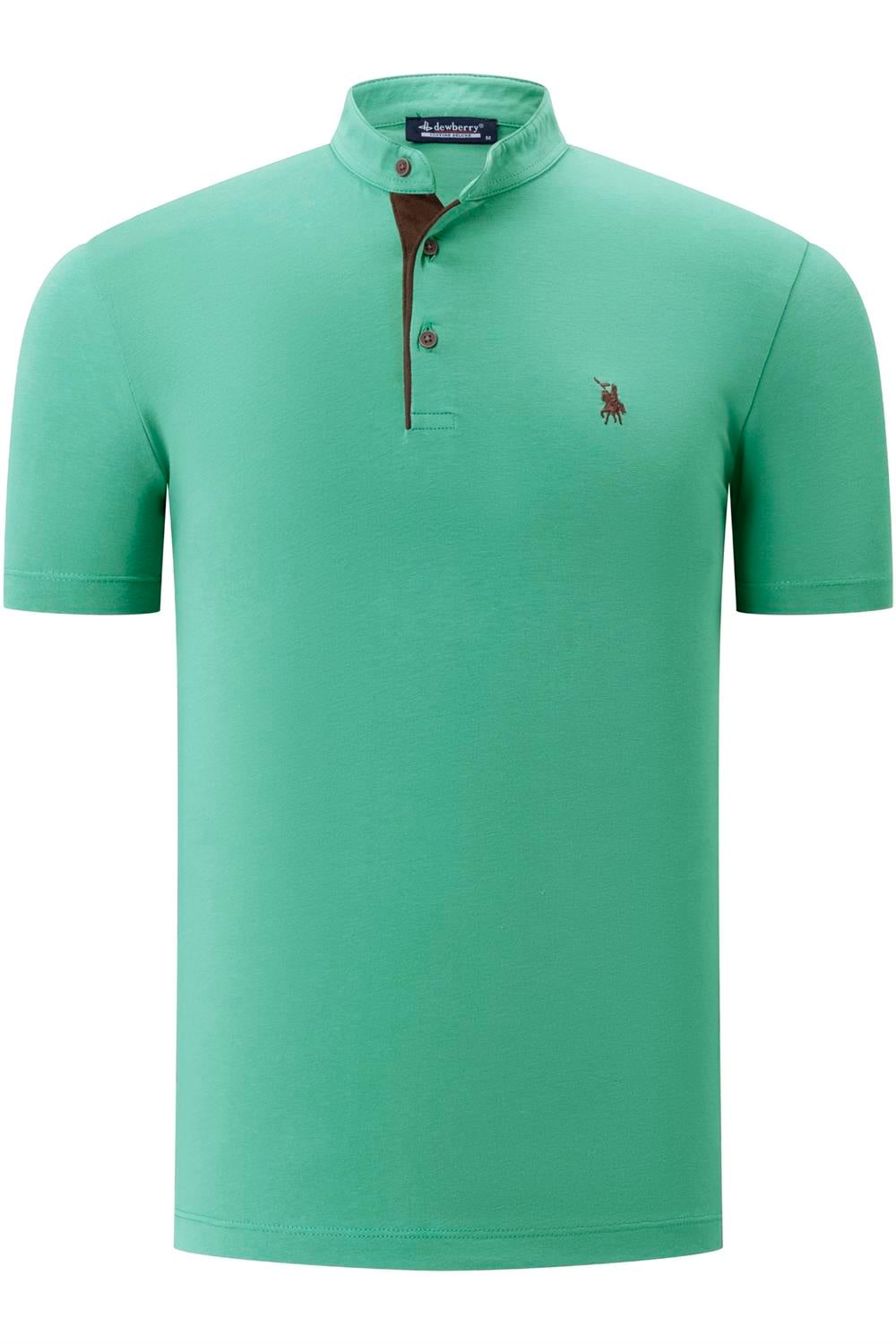 T8560 DEWBERRY T-SHIRT-OPTİK AÇIK HAKİ
