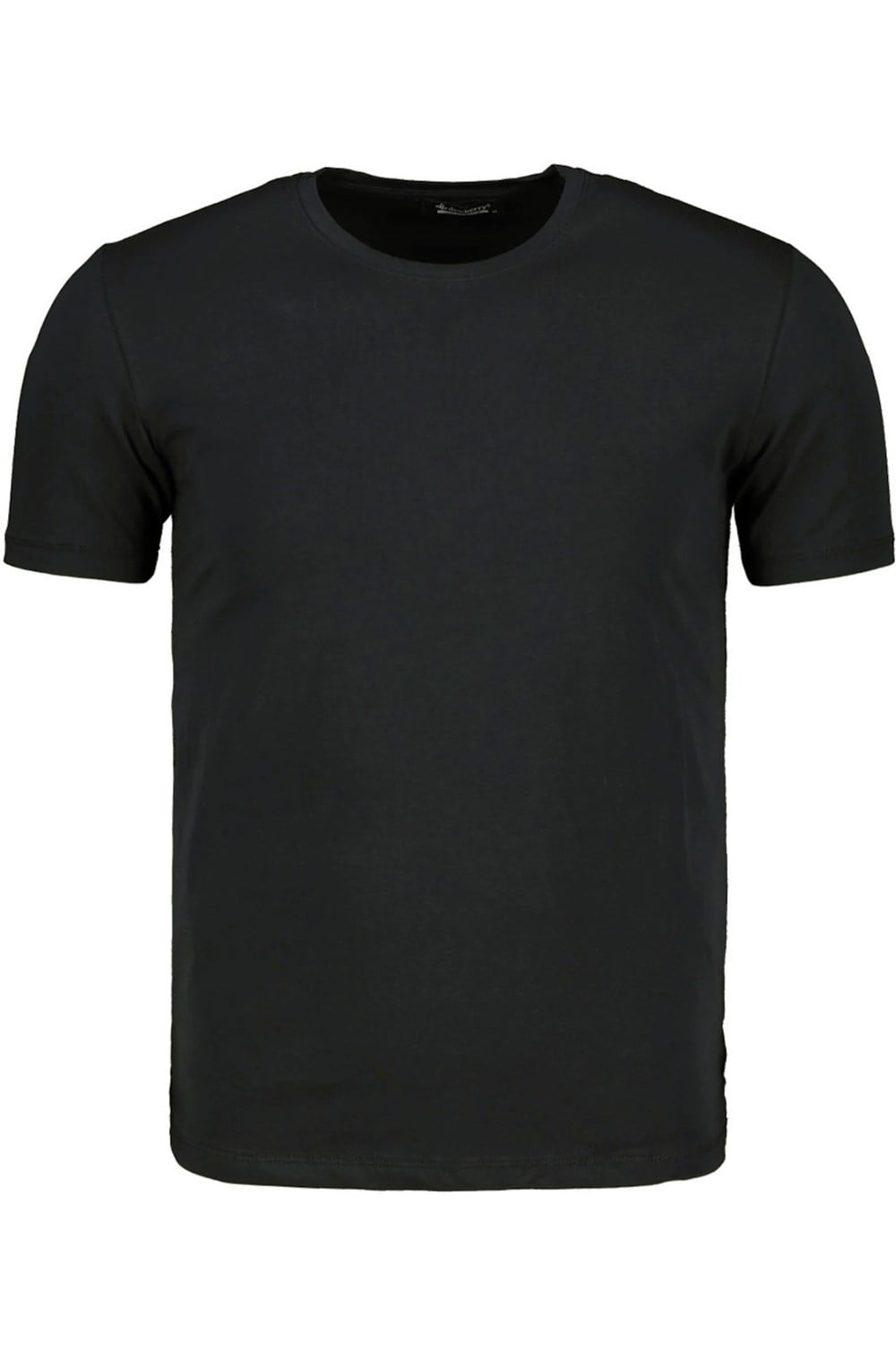 T8569 DEWBERRY BİSİKLET YAKA ERKEK T-SHIRT-KOYU SİYAH