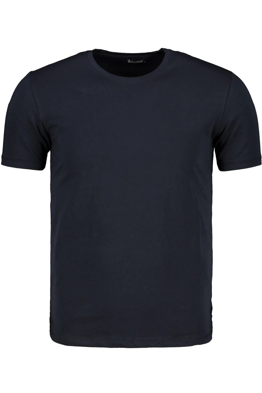 T8569 DEWBERRY BİSİKLET YAKA ERKEK T-SHIRT-KOYU LACİVERT