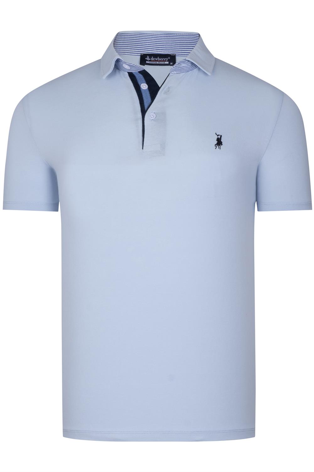 T8582 DEWBERRY ERKEK T-SHIRT-BEBE MAVİ