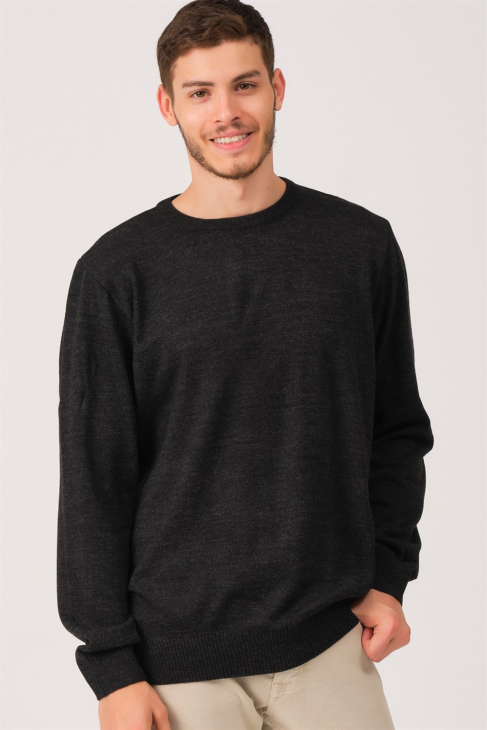 V0091 DEWBERRY ERKEK BATTAL OVERSIZE KAZAK-ANTRASİT