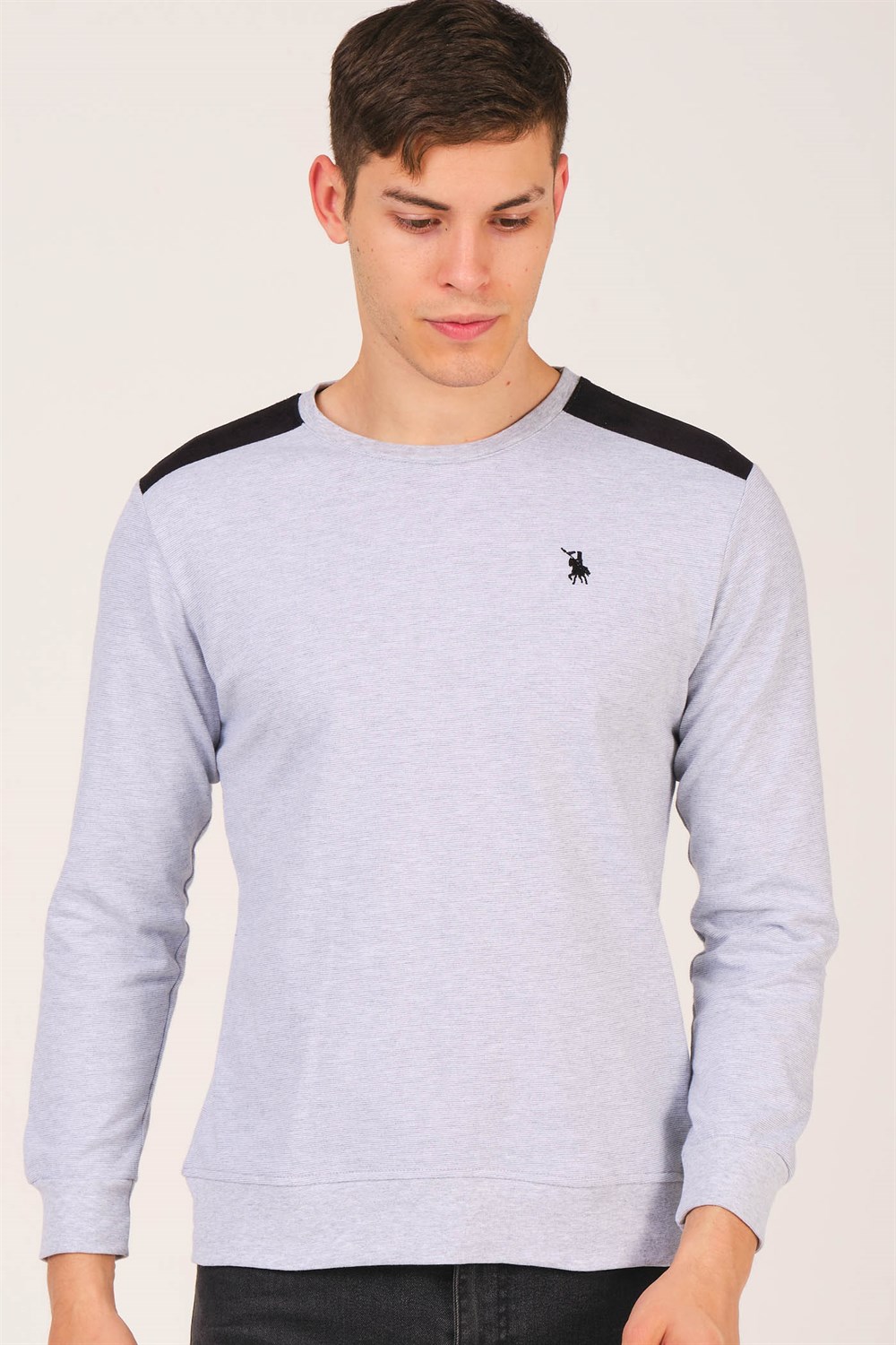 V4000 DEWBERRY ERKEK SWEATSHIRT-GRİ