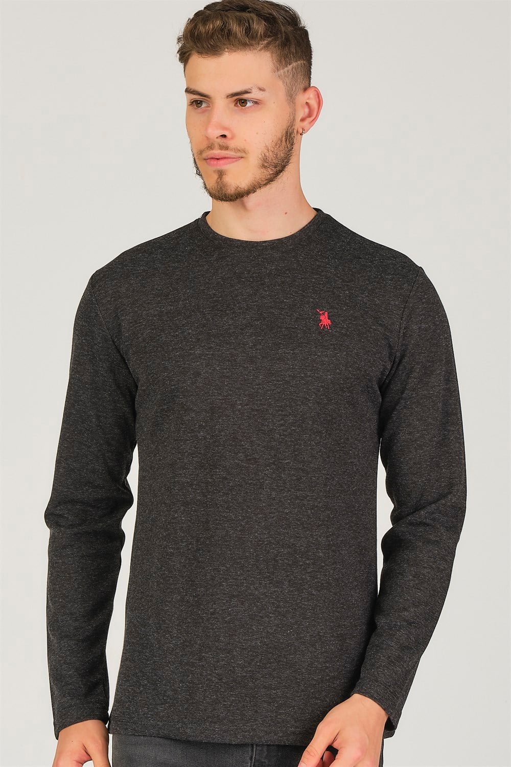V4001 DEWBERRY ERKEK SWEATSHIRT-SİYAH