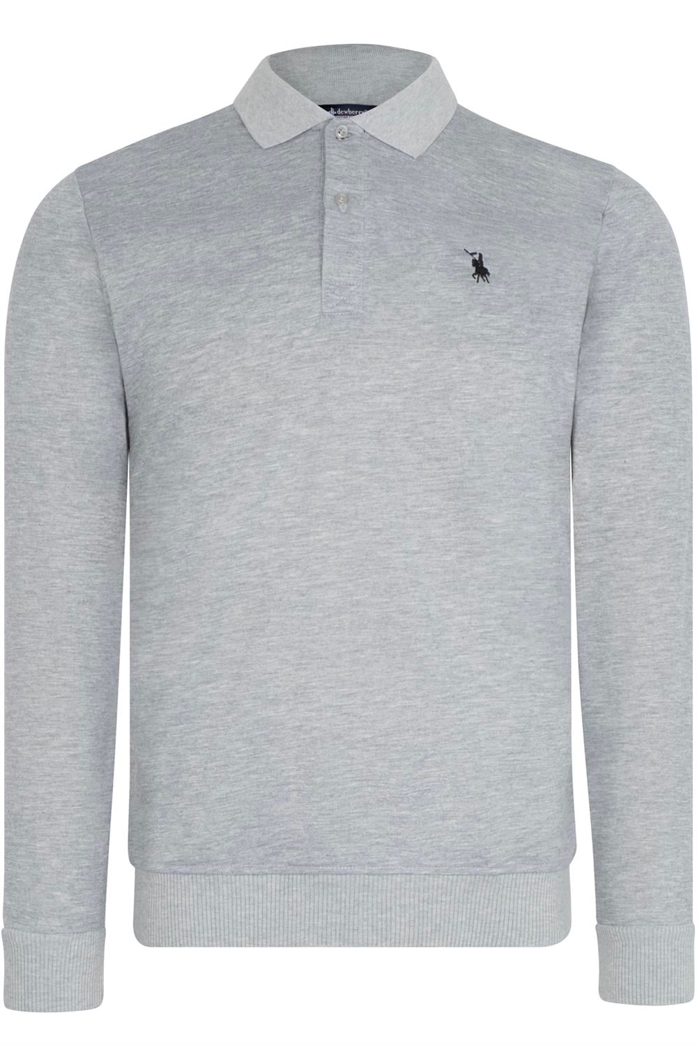 V4007 DEWBERRY ERKEK SWEATSHIRT-GRİ