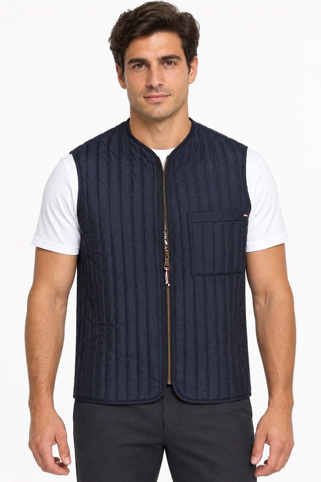 Y9611 DEWBERRY ERKEK YELEK-LACİVERT-1