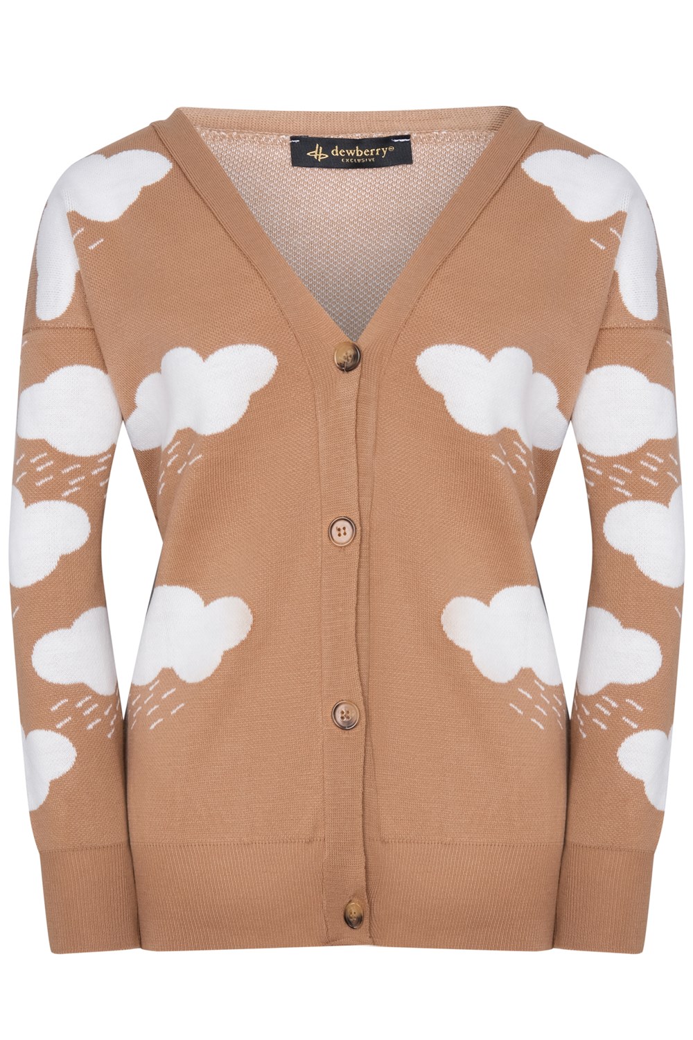 Z3009 DEWBERRY BAYAN BULUT DETAY HIRKA-AÇIK CAMEL