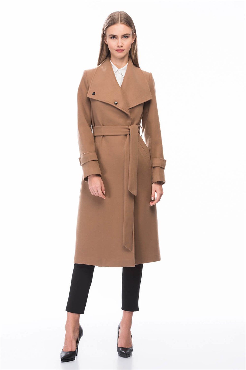 Z6645 DEWBERRY BAYAN PALTO-CAMEL