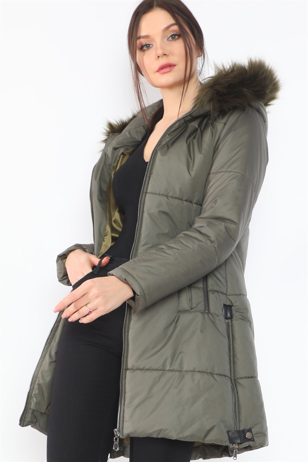 Z6668 DEWBERRY BAYAN KABAN-HAKİ
