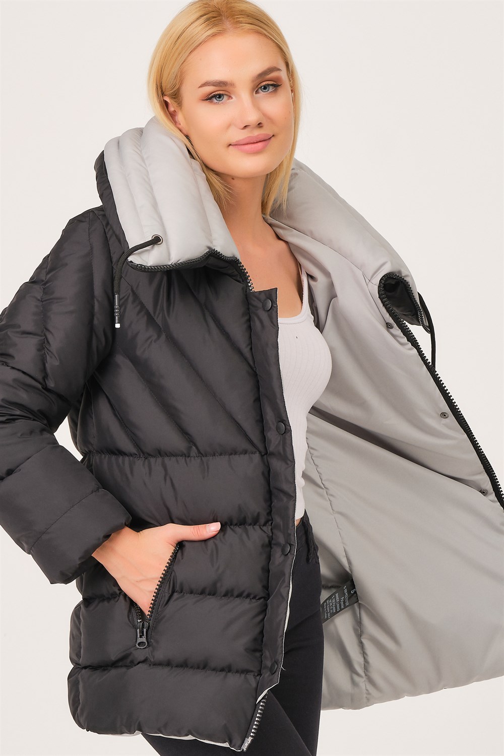 Z6683 DEWBERRY BAYAN MONT-SİYAH