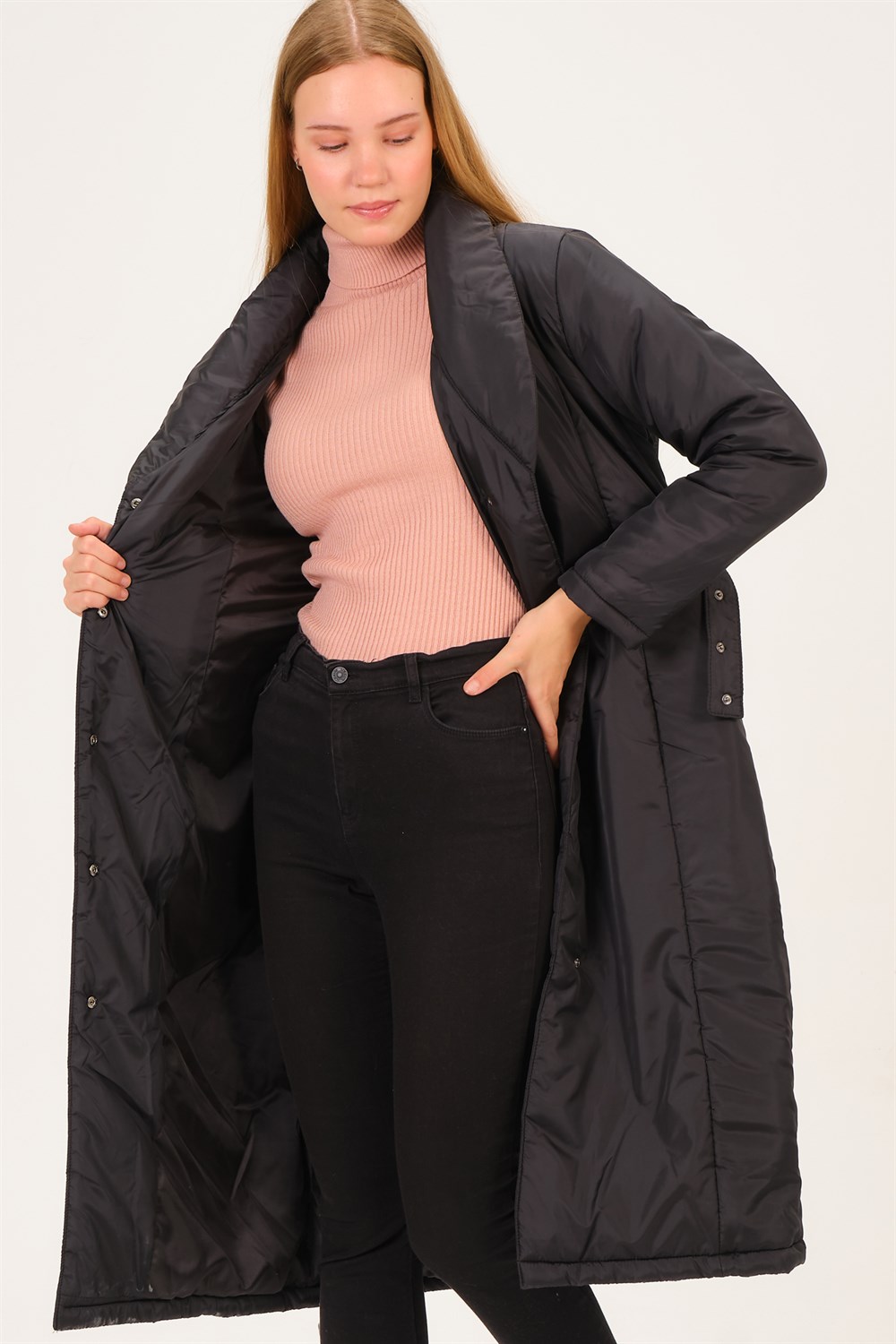 Z6688 DEWBERRY BAYAN MONT-AÇIK SİYAH