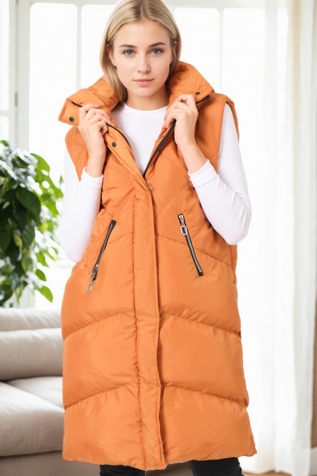 Z6743 DEWBERRY BAYAN YELEK-CAMEL-1