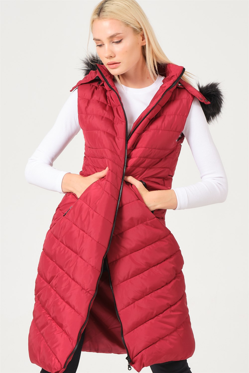 Z6752 DEWBERRY BAYAN YELEK-BORDO