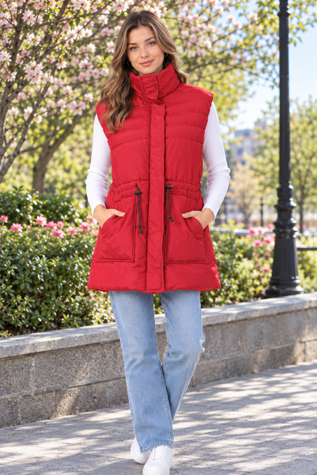 Z9747 DEWBERRY BAYAN YELEK-BORDO OPTİK