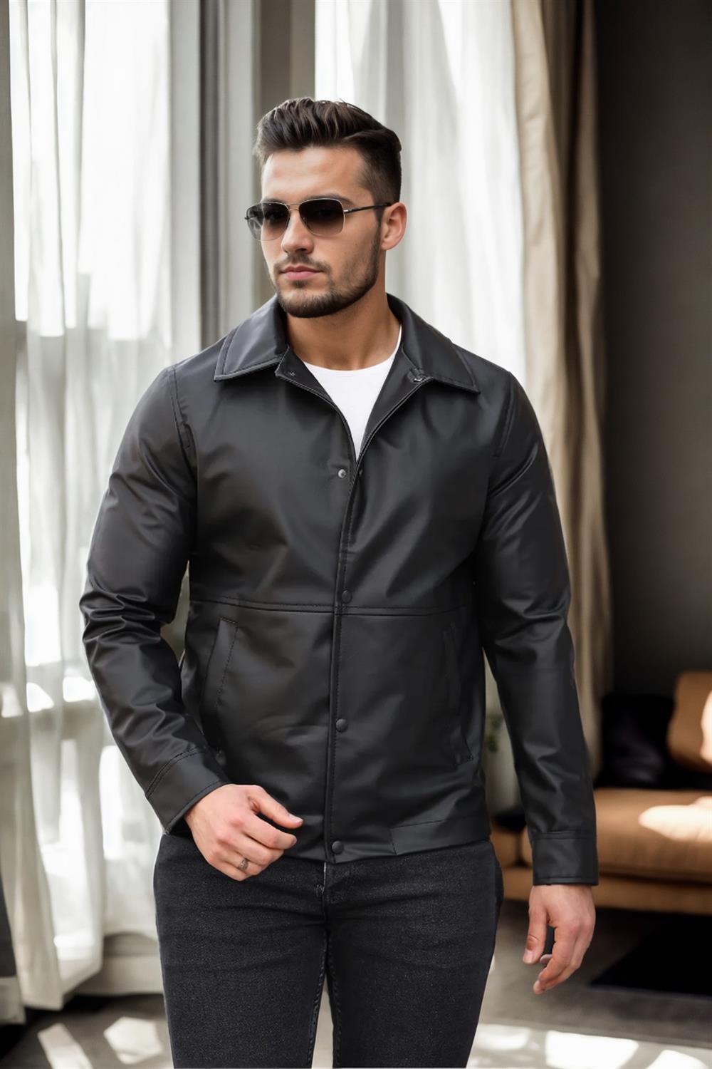 20546 Dewberry Mens Jacket-SİYAH