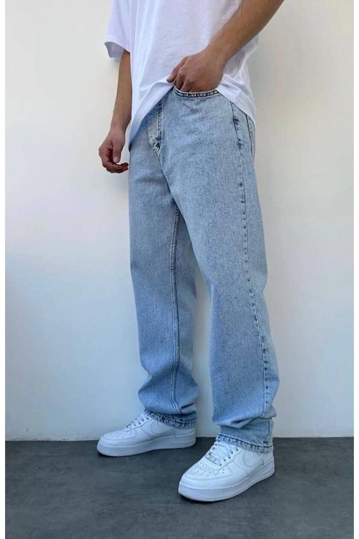 28721 Dewberry Baggy Mens Jeans-MAVİ