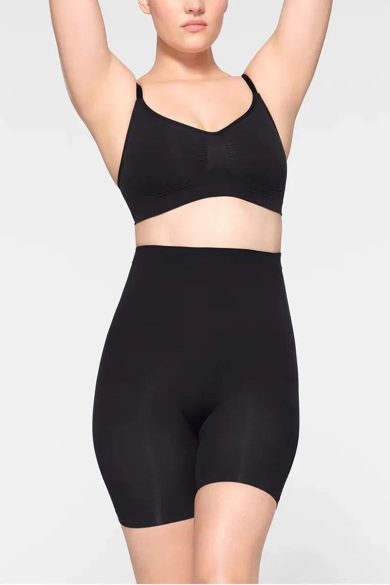 74153 Dewberry Body-Sliming Corset Shorts-SİYAH