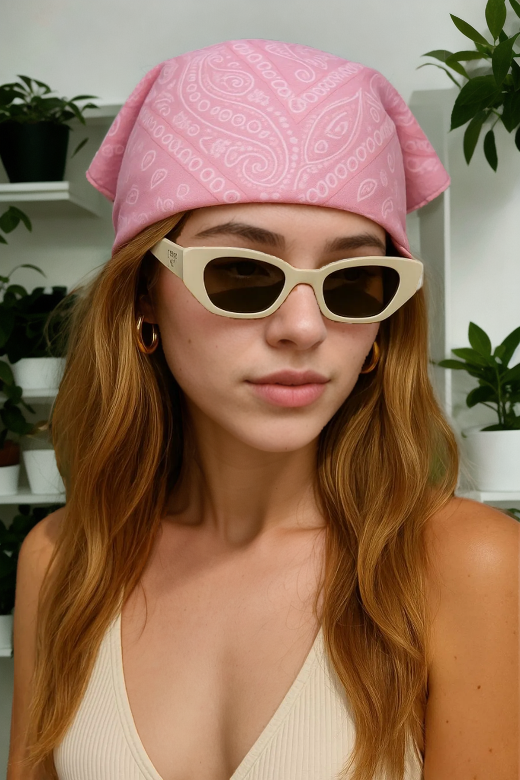 78581 Dewberry  Ethnic Patterned Bandana-PEMBE