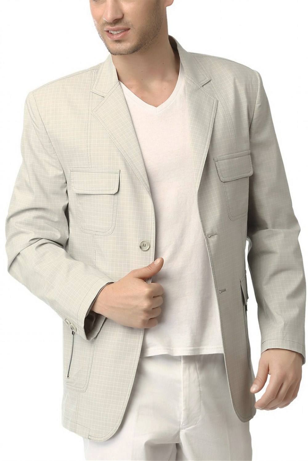 C124 DEWBERRY EKOSE ERKEK CEKET-GRİ