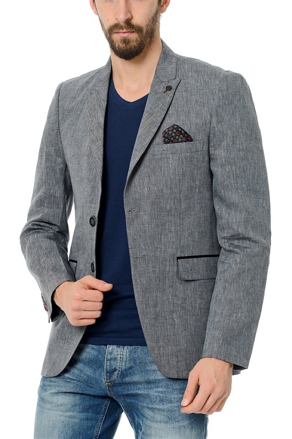 C2609 DEWBERRY CEKET-SİYAH