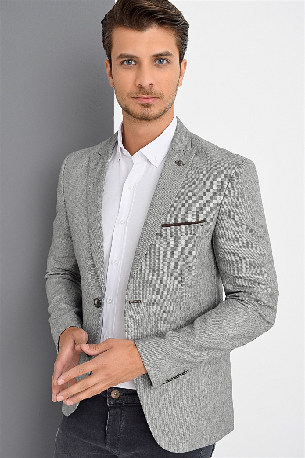 C7854 DEWBERRY CEKET-KAHVE