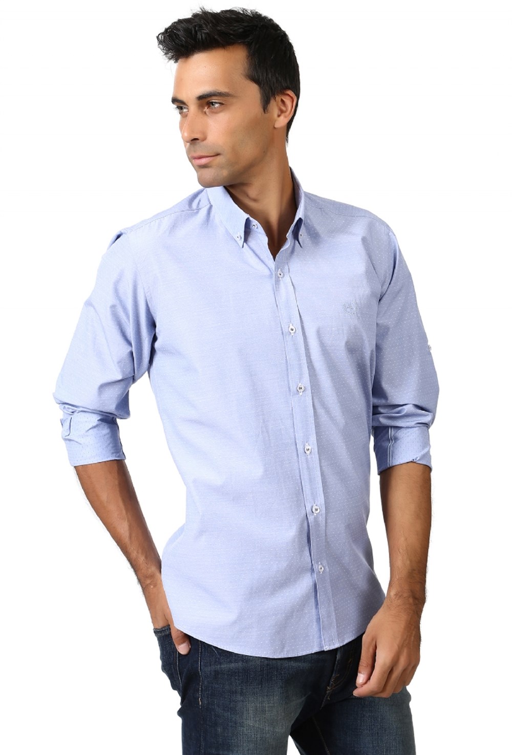 G581 DEWBERRY GÖMLEK-MAVİ