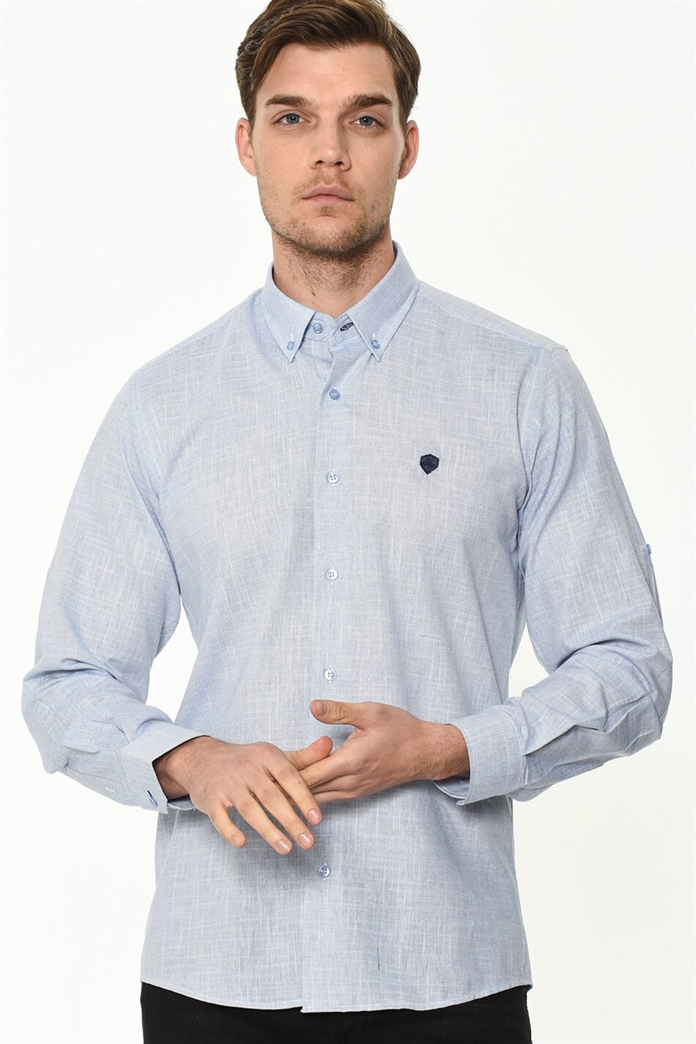 G634 DEWBERRY GÖMLEK-MAVİ