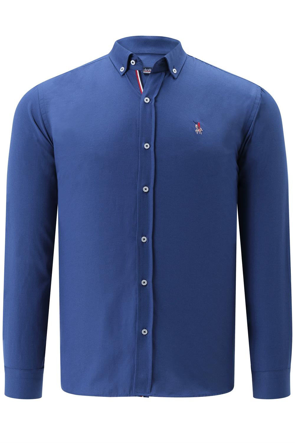 G674 DEWBERRY ERKEK GÖMLEK-AÇIK İNDİGO