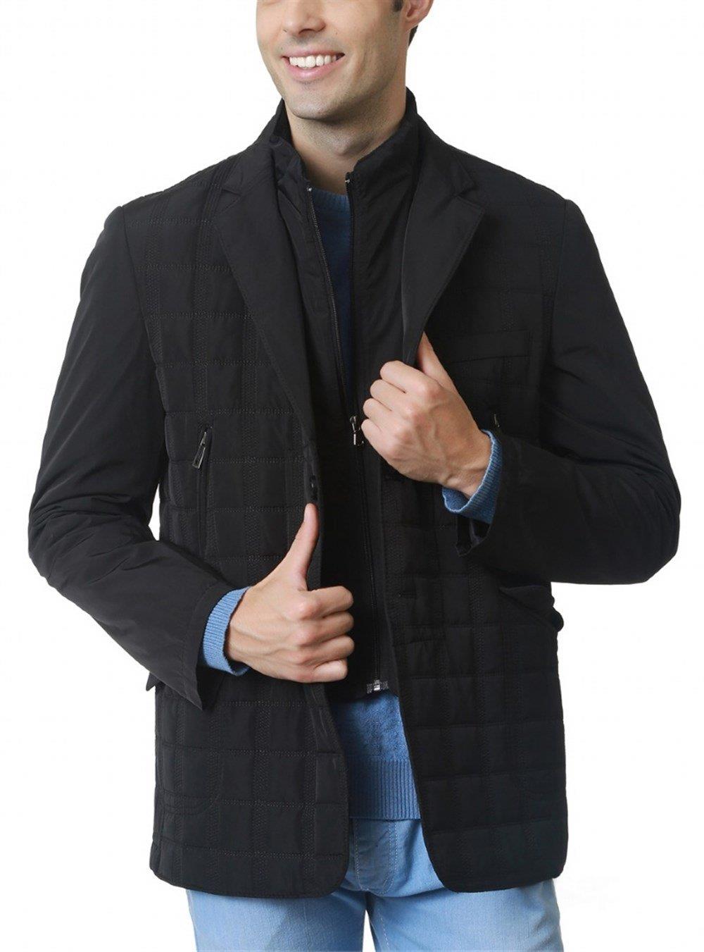 K7130 DEWBERRY KABAN-SİYAH-1